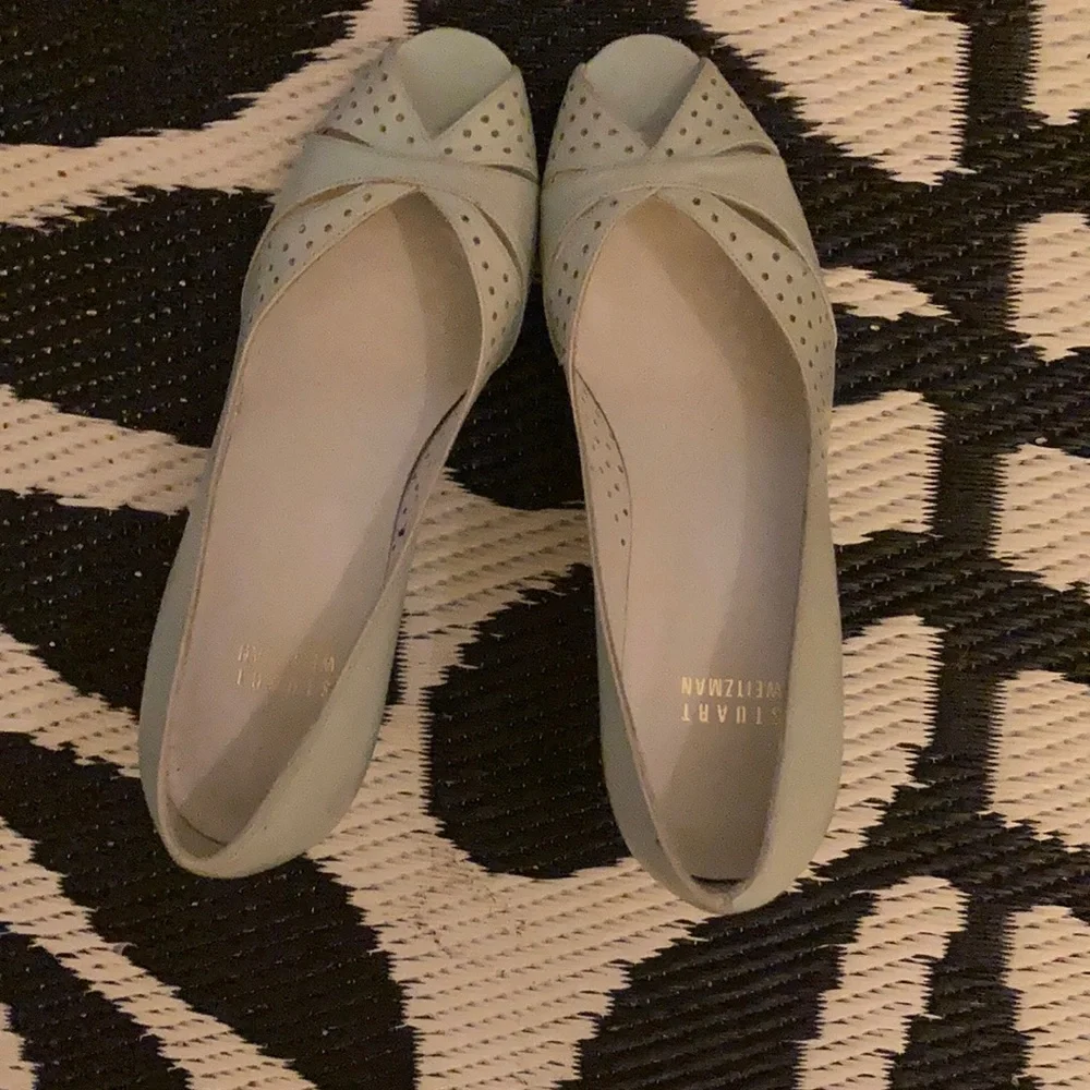 🦋 Stuart Weitzman Pumps, light green, sz 7 - Picture 2 of 6